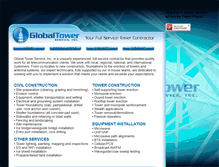Tablet Screenshot of globaltowerservice.com